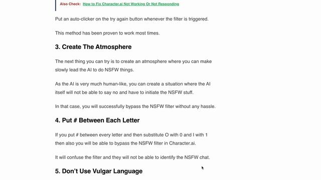How To Bypass Character.ai NSFW Filter смотреть онлайн