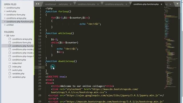 PHP-Lesson 12 PHP Functions
