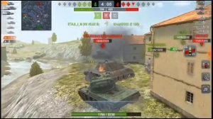 WoT Blitz. Рейтинговые бои. AMX 50В. Нарезка.