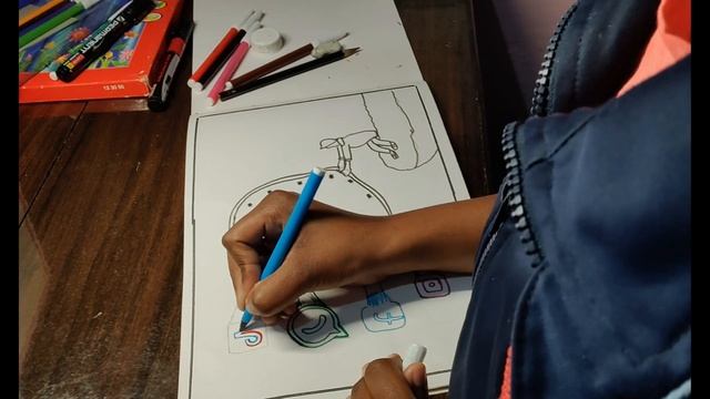 Save Time Drawing | Save Person Drawing | Social Message Drawing | Make Kashish смотреть онлайн