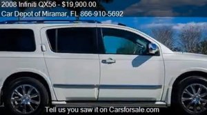 2008 Infiniti QX56 for sale in Miramar, FL 33023 at the Car