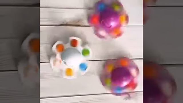 Детская игрушка спиннер Осьминог ПОП ИТ покупай на Вайлдберриз бренд Hommy KIDS смотреть онлайн