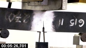 Определение прочности стали при 3-х точечном изгибе