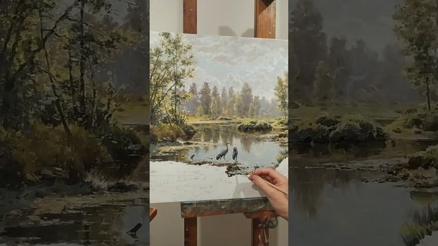 Болото. Полесье. холст/масло 50см x 80см 2015 г. смотреть онлайн