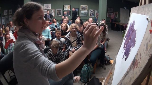 Мастер класс. Ночь в музее ШКОЛЫ АКВАРЕЛИ СЕРГЕЯ АНДРИЯКИ. 2 смотреть онлайн