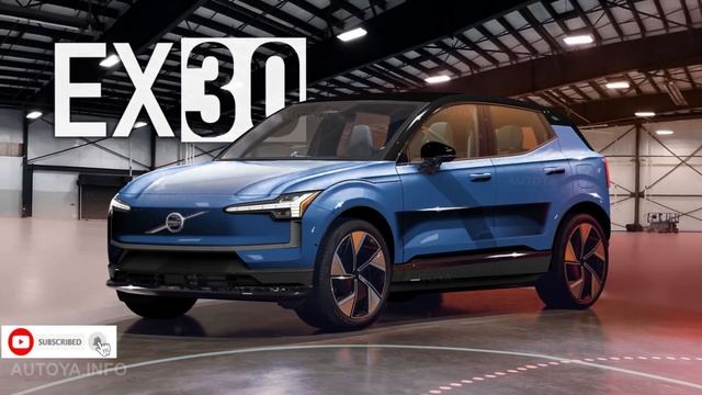 New Volvo EX30 2024 - FIRST LOOK: All-Electric SUV will be smaller than XC40 смотреть онлайн