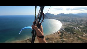 Коктебель до заката солнца на параплане.