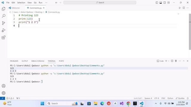 Comments in Python Single & Multi Line Comments | Snakify - The Python Course