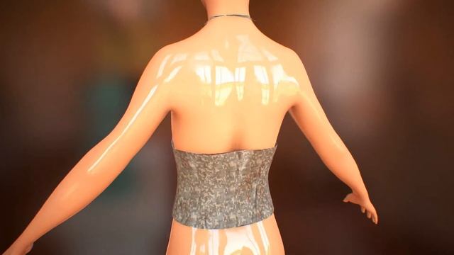 Gangsta dress - 3D model смотреть онлайн