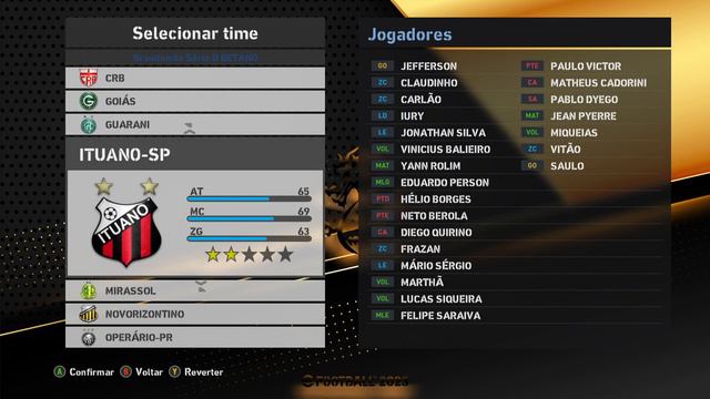 PES 2017 EFOOTBALL | ATUALIZADO SERIE B 2024 - PRÉVIA V3.1 смотреть онлайн