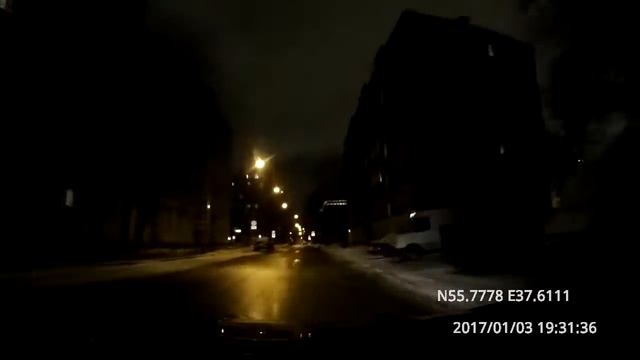 Московским зимним вечером... 03/01/2017 (timelapse 4x) смотреть онлайн