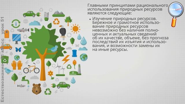 Естествознание 11 класс (Урок№51 - Рациональное природопользование.)