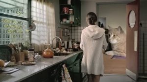 Гигантский кот в рекламе кофе Arlistan 'Le Gató'