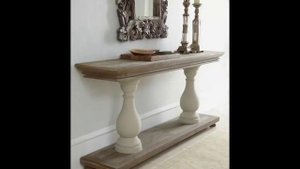 Консольный столик в интерьере.