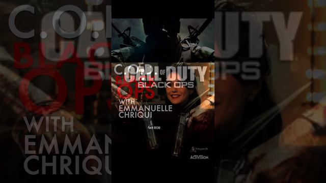 Emanuele Chriqui gave her voice to this viral game #callofduty #emmanuellechriqui #factbob