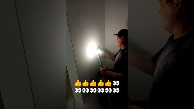 Полировка стены лампой смотреть онлайн