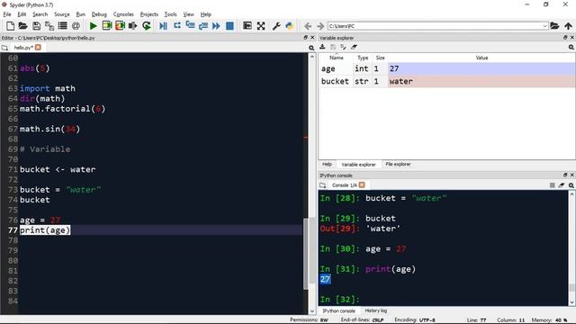 12. Python Variables and Data types : Python Tutorial Developer Series A - Z смотреть онлайн