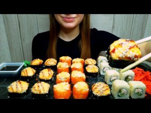 MUKBANG РОЛЛЫ УЕЗЖАЮ НА КРАСНУЮ ПОЛЯНУ