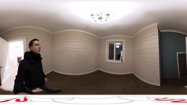 Интерьер дома из клееного бруса в Балтийской Слободе – обзор 360°
