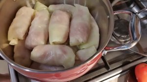 Голубцы. Один из быстрых способов приготовления голубцов с мясом и рисом.