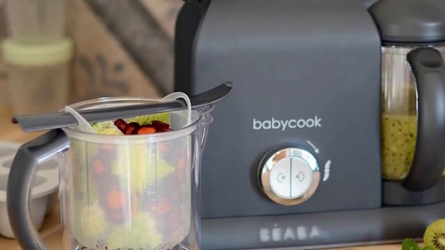 BEABA Babycook Duo 4 in 1 Baby Food Maker, Baby Food Processor, Baby Food Blender, Baby Food Steame