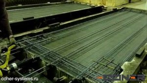 «Натяжение арматуры домкратом «Coner» в металлоформах ПАГ  и ПДН 02