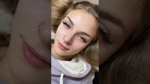 Наращивание ресниц Эффект накладных ресниц