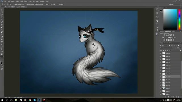 [SPEEDPAINT In Adobe Photoshop CC]  Sweet Dreams, My Love