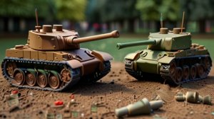 Танковый бой Феди