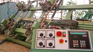 URBAN AKS 1400 ETS Четырехголовый вертикальный сварочный станок для производства окон ПВХ #obbu.ru