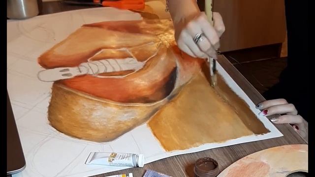 Рисую картину из майнкрафта не по пикселям и я не тиктокер