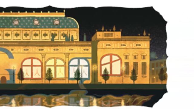 Národní divadlo Praha Google Doodle Video with music [HD] смотреть онлайн