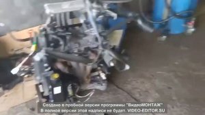 Рено сценик замена двигателя част 1