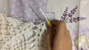 Круглая скатерть крючком