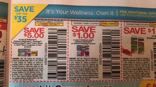 What's In My 10/1/17 Coupon Inserts?