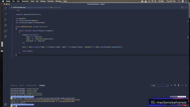 Laravel Sanctum - Chat App w/ IOS App (Part 1) смотреть онлайн