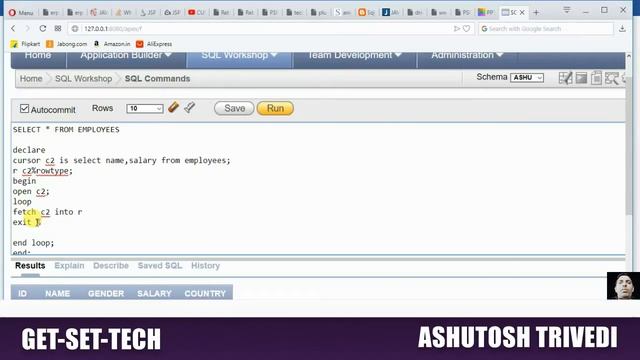 CURSOR IN PL/SQL Part-12|| PL/SQL Cursor Tutorial In Oracle By Ashutosh Sir смотреть онлайн