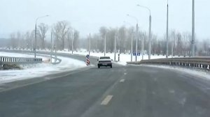 Танцующий мост через Волгу г. Волгоград 2012 год
