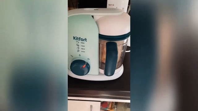 Готовим яблочное пюре с помощью блендера-пароварки kitfort kt-2305 для детского питания