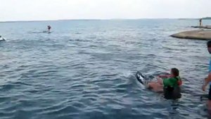ВЕЙКБОРДинг под водой озеро Челкар