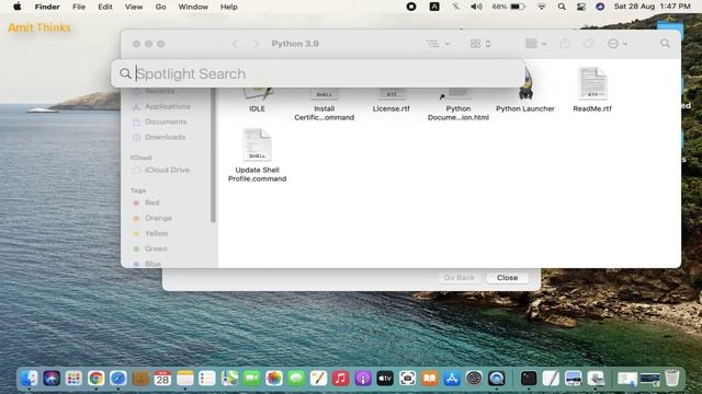 How to install Python on Mac | Run first Program | Amit Thinks Python