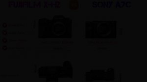 Fujifilm X-H2 Size Comparison with 20 Most Popular Competitor Cameras