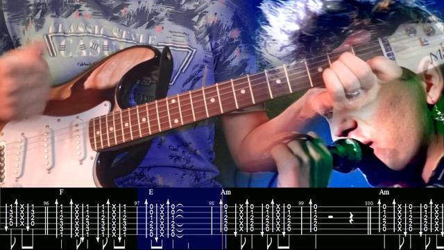 СЕКТОР ГАЗА - КОЛХОЗНЫЙ ПАНК, аккорды, как играть на гитаре, табулатуры, субтитры.