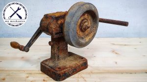 Antique Hand Cranked Grinder - Restoration (1080p_50fps_H264-128kbit_AAC)