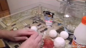 Ватный снеговик на елку своими руками.