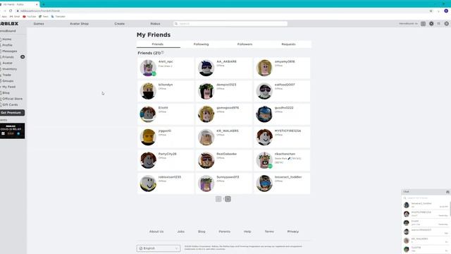 How to unfriend People in Roblox Fast (Only takes 1 minute to unfriend all) смотреть онлайн