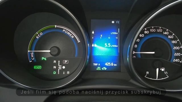 Toyota Auris Hybrid EV Mode - czyli jak startować w trybie ev