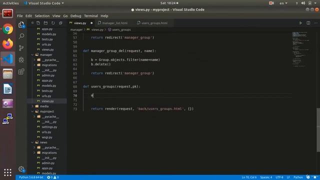 Users's Group | Python and Django смотреть онлайн