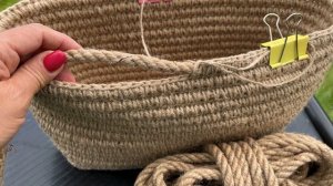 Нереально крутая сумка из Джута получилась. Никому не отдам, сама буду ее с удовольствием носить