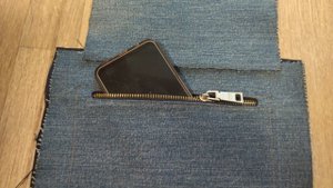 Шьём карман на молнии для сумочки